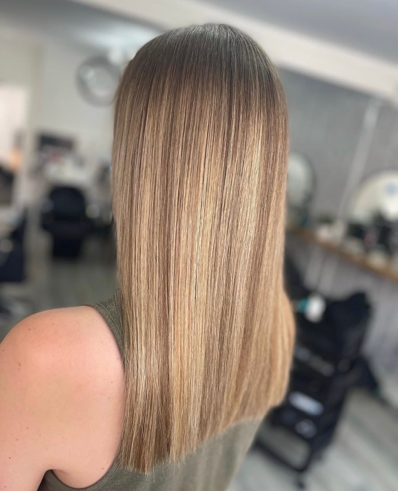 Balayage hair technique